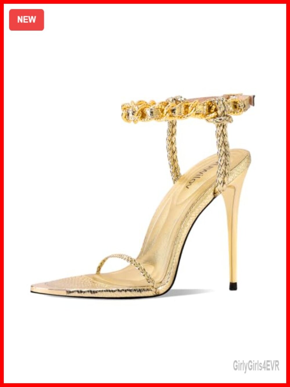 Strappy Open Toe Stiletto High Heels Lace Up Sandals